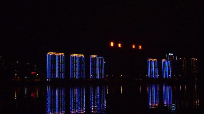 点亮城市的魔法：内蒙夜景照明工程